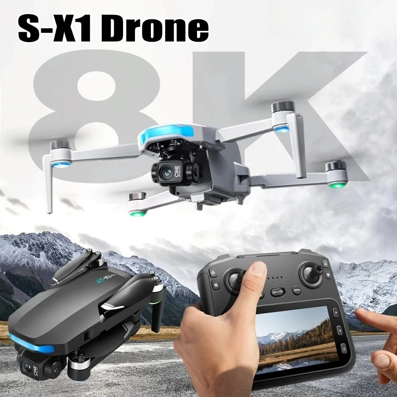 Drone Camera Night Vision - Drone Originale S-X1 8K HD Professionale