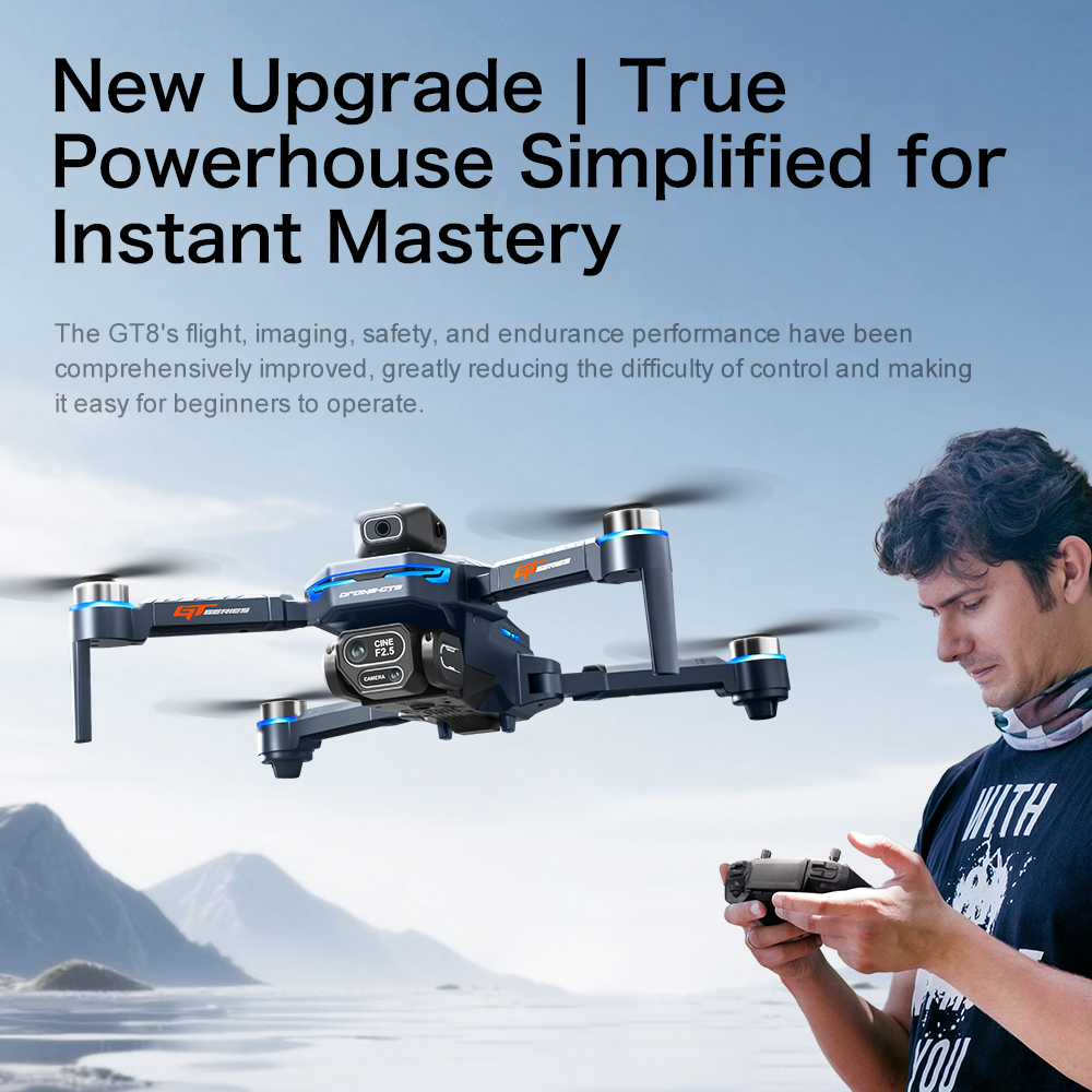 Drone originale GT8 con doppia - Drone Camera Night Vision recensione e prezzo