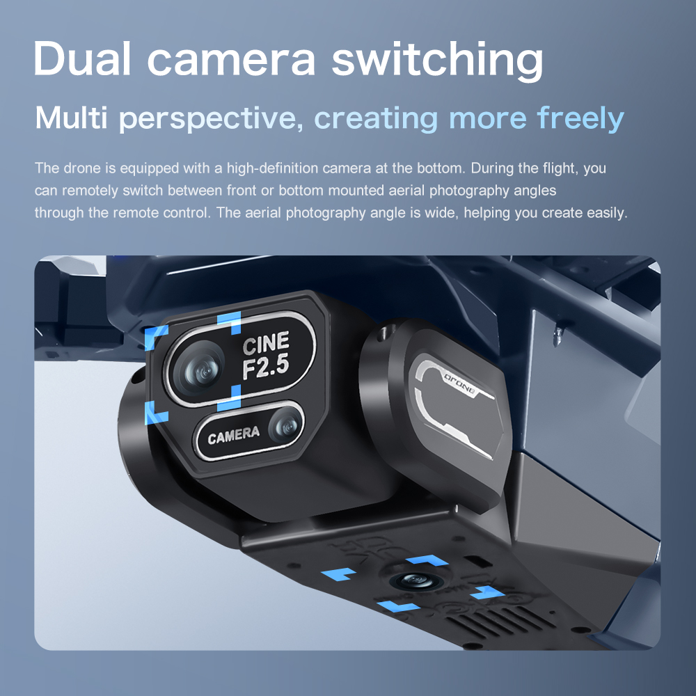 Drone originale GT8 con doppia - Drone Camera Night Vision recensione e prezzo